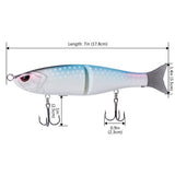 SwimShad Glide Baits Single-Jointed Hard Fishing Lure - Bassdash