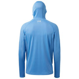 Men’s UPF 50+ Long Sleeve Fishing Hoodie with UV Neck Gaiter FS06M - Bassdash #color_carolina
