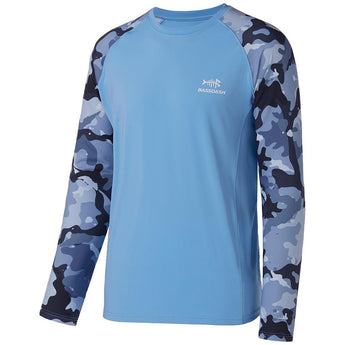 Men's UPF 50+ Camo Long Sleeve Fishing Shirt FS08M - Bassdash