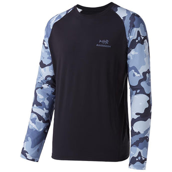 Men's UPF 50+ Camo Long Sleeve Fishing Shirt FS08M - Bassdash