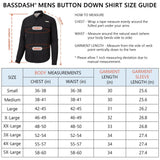 Men's UPF 50+ Long Sleeve Fishing Button Down Shirt FS21M - Bassdash