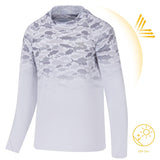 Youth UPF50+ Long Sleeve Fishing Hoodie Shirt FS03Y - Bassdash