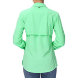 Women's UPF 50+ Long Sleeve Button Down Shirt FS21W - Bassdash