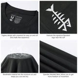 Men's UPF 50+ Cotton Blend Long Sleeve T-Shirts - Bassdash