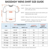 Men's UPF 50+ Cotton Blend Short Sleeve T-Shirts - Bassdash