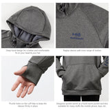 BASSDASH Men‘s Fleece Hoodies FS32M - Bassdash