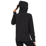 BASSDASH Women’s Fleece Hoodie with Neck Gaiter - Bassdash