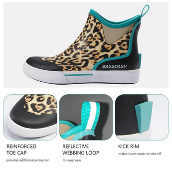 Women’s 4.5” Waterproof Deck Boots - Bassdash
#color_leopard