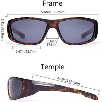 Polarized UV Protection Sport Sunglasses V02  - Bassdash