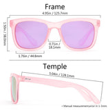 Youth&Kids Polarized UV 400 Protection Sunglasses with Adjustable Strap - Bassdash