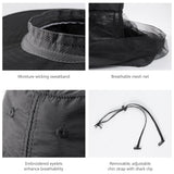 UPF 50+ Mosquito Sun Hat with Neck Flap - Bassdash