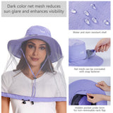 UPF 50+ Mosquito Sun Hat with Neck Flap - Bassdash