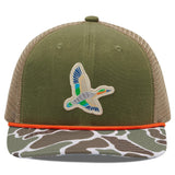 Unisex Embroidered Rope Trucker Hat - Bassdash