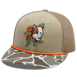Unisex Embroidered Rope Trucker Hat - Bassdash