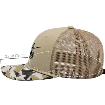 Unisex Embroidered Rope Trucker Hat - Bassdash