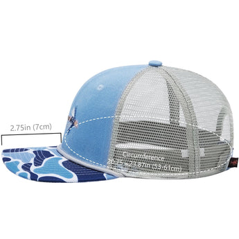 Unisex Embroidered Rope Trucker Hat - Bassdash