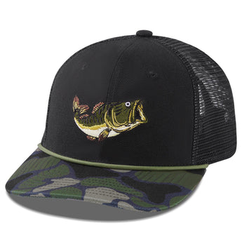 Unisex Embroidered Rope Trucker Hat - Bassdash