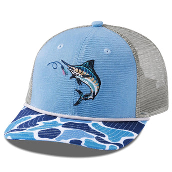 Unisex Embroidered Rope Trucker Hat - Bassdash