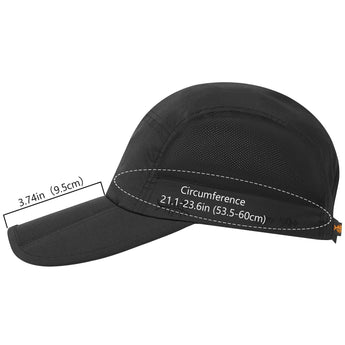 Unisex Folding Baseball Caps - Bassdash