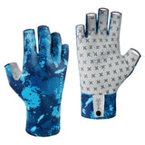 3/4 Finger UPF 50+ Sun Gloves Fishing Gloves - Bassdash