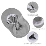 Kids' UPF 50+ Wide Brim Sun Hat with Neck Flap - Bassdash