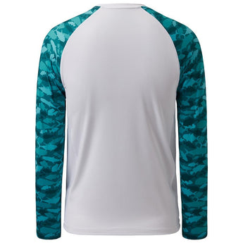 Youth UPF 50+ Camo Long Sleeve Fishing Shirt FS08Y - Bassdash