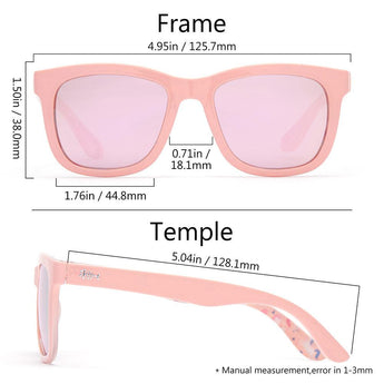 Youth&Kids Polarized UV 400 Protection Sunglasses with Adjustable Strap - Bassdash