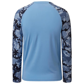 Youth UPF 50+ Camo Long Sleeve Fishing Shirt FS08Y - Bassdash