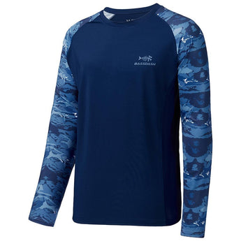 Men's UPF 50+ Camo Long Sleeve Fishing Shirt FS08M - Bassdash
