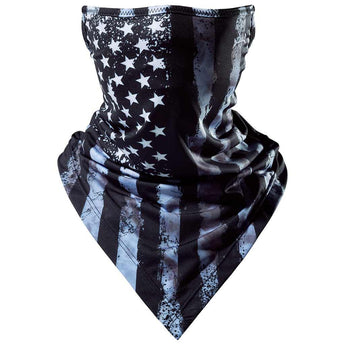 UPF 50+ UV Protection Earloop Neck Gaiter Windproof Bandanas - Bassdash