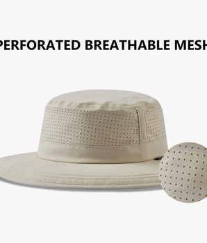 UVSAI UPF 50+ Bucket Sun Hat with Laser Perforated Mesh Cooling