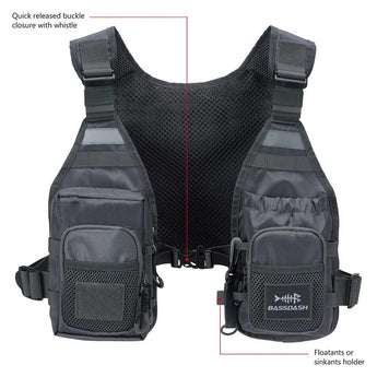 FV08 Ultra Lightweight Fishing Vest for Men Women - Bassdash